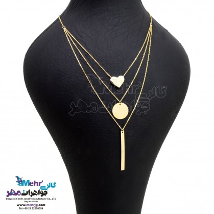 Gold Necklace - Heart Design-SM0911